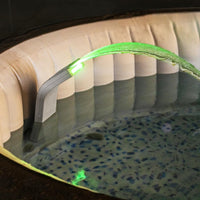 Battery Powered Spa Waterfall LED Light Soothing 7 Color Hot Tub Light Waterproof LED Spa Waterfall