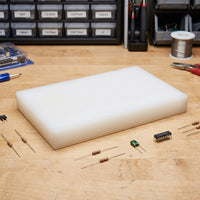 Zhengbang Silicone Rubber Pads - Shock Absorbing, Anti-Slip, High Temperature Resistant, Thick White Gasket Blocks
