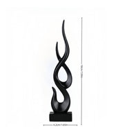 Modern Art Sculpture Nordic Design Abstract Spiral Figurine Creative Accent