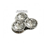 Pedestal Fruit Tray Silver Stainless Steel Fruit Tray Decorative