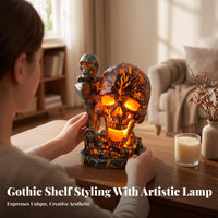Gothic Cranium Lamp