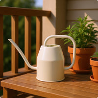 Galvanized Metal Watering Can Compact Galvanized Watering Can Exposed Top