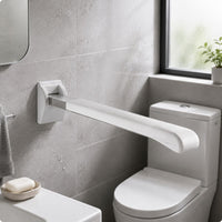 Folding Bathroom Grab Bar Non-Slip Flip up Grab Bar Easy Approach