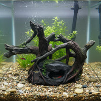 Artificial Tree Trunk Cave Shelter Realistic Hollow Tree Trunk Ornament