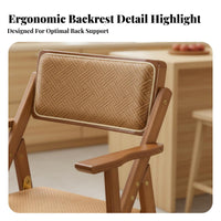 Padded Folding Chair Foldable Design Padded Foldable Chair Space-Saving Slim dimensions for Homeowners, Kitchen, Events, Parties