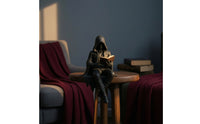 Hooded Scholar Statue Unique Scholar Figurine Intricate Ornament for Collectors