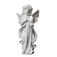 Praying Girl Angel Figurine Floral Headpiece Praying Angel Figurine