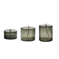 Creative Colorful Handmade Glass Candle Holder Oil Lamp European Decorative Home Ornament