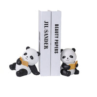 Cute Panda Bookends - Doctor Panda Design
