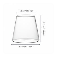 Mount Fuji Whiskey Glass Multi-Use Fuji Mountain Glass Modern Look for Bar