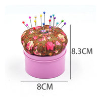 Pumpkin Pin Cushion Sewing Box Portable for Beginners