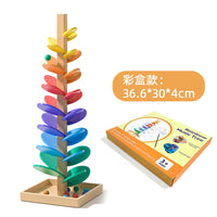 DIY Cross-Border Children's Educational Toy Rainbow Music Tree Wooden Ornament Kindergarten Gift Wholesale
