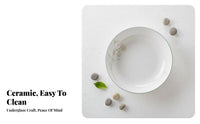 Japanese ceramic floral bowl set