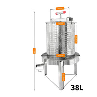 Manual Honey Edible-Grade pressGrade Honey Press Machine Resistant for Beekeepers, Apiarists, Apiary