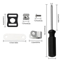 Lightweight Helmet Repair Kit with Screwdriver Compact Helmet Hardware Kit Easy to Carry Replacement Parts Anti-Rust for Coaches, Football, Baseball, Hockey