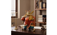 Mythological Protector Sculpture Statue Copper Mythological Protector Sculpture Statue Hand-Painted Office Decor for Collectors