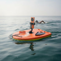 Swimming Follow Floating Board High Buoyancy Action Camera Swimming Mount Adjustable Waist Belt Buoyant Video Filming Base for Swimmers