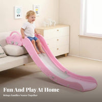 Safe Rounded Edges Bedside Slide Anti-Slip Base children's Play Equipment Safety Deceleration Zone Space-Saving for Toddlers, Preschoolers, Parents, Indoors, Indoor, Playroom, Living Room