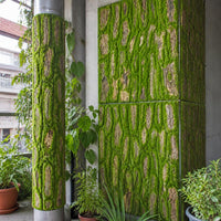 Artificial Moss Bark Roll for Pipe Decoration and Landscaping