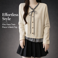 T Shirts for Women UK Long Sleeve Fleece Blouse with V-Neck and Ruffle Trim, Plus Size Tops for Office Wear Dressy
