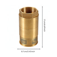 Foot Valve with Strainer Screen Non-Return Foot Valve with Strainer Unidirectional for Plumbers, Contractors