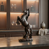 Horse Statue Resin Horse Sculpture Decorative Home Decor for Living Room, Office, Bookshelf