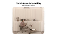 Foldable Accordion Paper Divider Multi-Functional Folding Screen Flexible Shape Room Partition Easy to Assemble for Event Planners, Home Office Workers, cosmetic studio, showcase, Studio Apartment, Retail retail outsidelet