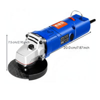 Mini Angle Grinder, Variable Speed Electric Rotary Tool, Grinding, Polishing, Cutting, for DIY Projects, Woodworking, Metalworking, Handcraft