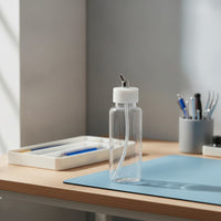 80cc Airbrush Paint Bottle with Nozzle Transparent Airbrush Paint Bottle Screw Cap Bottles Clear for Airbrushing