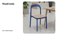 Molded Armchair Stackable Dining Chair Indoor & Outdoor Use Easy to Clean for Homeowners
