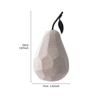 Faceted Tabletop Figurine Speckled Geometric Figurine Elegant for Desktop