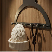 Door Back Clothes Rack No over Door Hook Rack Sturdy for Bedroom, Closet
