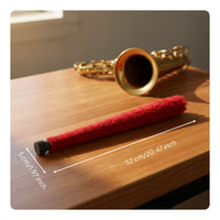 Saxophone Cleaning Brush Fuzz Saxophone Body Swab Shielded Cap Soft-Textured Instrument Swab