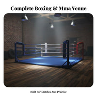 MMA Eight-Sided Cage Competition Ready Boxing Arena Heavy Duty Construction Fighting Stage for Professionals, Athletes, Gym