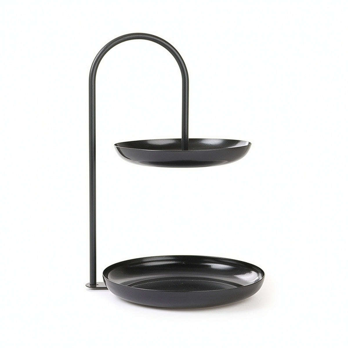 Two-Tier Fruit Stand Versatile Fruit Tray Stand Modern for Living Room