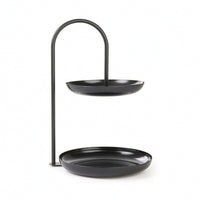Two-Tier Fruit Stand Versatile Fruit Tray Stand Modern for Living Room