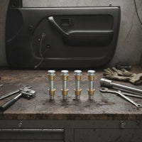 Aluminum Door Hinge Pin and Bushing Kit Long-Lasting Door Hinge Repair Kit Reliable Hardware Sturdy for Garage