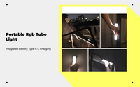 RGB LED tube for recording