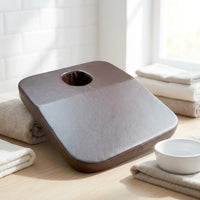Leather Face Cradle Pillow for Massage Table, Removable and Washable SPA Beauty Bed Face Cushion with Hole