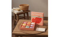 9 Pieces Gift Box Bath Set Separate Compartments Heart Bath Speckled