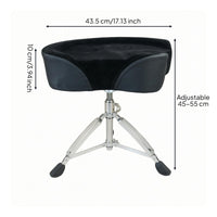 Height Adjustable Drum Throne Rubber Foot Caps Height-Adjustable Drum Stool