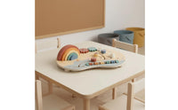 Wooden Busy Board Parent-Child Interaction Early Learning Toy Screen Sensory Play Item for Young Children