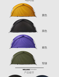 WELLHIKE户外SWS云驰单人四季帐篷轻量露营solo徒步行军床睡垫