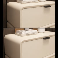 Bedside Cabinet Solid Wood Nightstand with Drawers Fully Assembled Nightstand for Bedroom, Guest Room