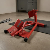 Motorcycle Front Wheel Stand Welded   Frame Motorcycle Wheel Chock Metal Vehicle Storage for Workshop