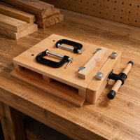 Manual DIY Workbench Heavy Duty Educational Project Table Woodcraft Bench Vise for Students