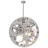 6498 Skeleton Mechanical Watch Movement with Small Seconds at 6 O'Clock