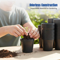 Sprout Container, Black Flower Pot, Nutrient Bowl, Sprout Bag, Multi-Use for Planting