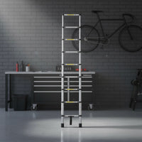 Versatile Folding Ladder Foldable Ladder Heavy-Duty Access Equipment for DIY Enthusiasts, Contractors, Household, Construction Site