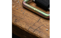 Baked-Blue Finish Diving Backplate Set Rainbow Sheen Titanium Alloy Backplate Iridescent Dive Back Plate Rounded-Shoulder